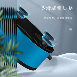 Ultra Quiet Mini Aquarium Air Pump Cylinder Shape Plastic Material For Oxygenation And Aeration - Product Image 2