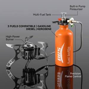 Réchaud de camping portable multi-combustibles, cuisinière d'extérieur tout-en-un, réchaud de voiture pour voyage, vente en gros OEM - Product Image 2