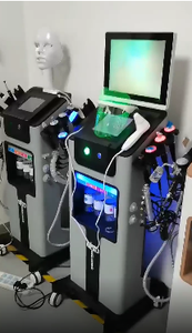 Dispositivo de belleza Hydra 11 en 1, máquina Facial de pie, puntas hidratantes profundas iluminadoras exfoliantes para cuerpo, manos y ojos - Product Image 2