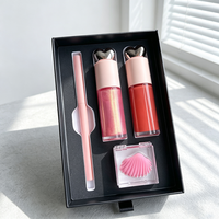 Coffrets cadeaux de maquillage cosmétique DIY végétaliens, crayons à lèvres haute pigmentation, kit de gloss à lèvres, emballage en boîte, kits à lèvres personnalisés