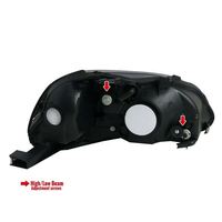 Phare pour Honda Civic EK ejd avec lunette noire, lumière frontale, Type américaine, adapté à LHD, 1996, 1997, 1998, JDM