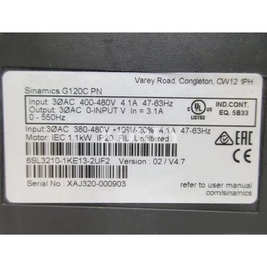 G120C คอนเวอร์เตอร์ 6SL3210-1KE13-2UF2 6SL3210-1KE11-8UF2 ใหม่ต้นฉบับ - Product Image 4