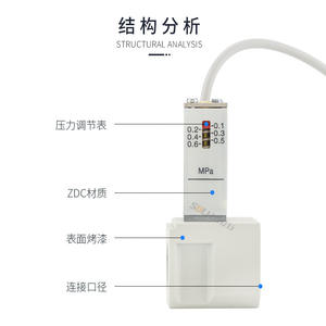 สวิตช์แรงดันแบบรวม IS10-01S-L/6/Z IS10M-40-6/L/6L/Z/6Z เซ็นเซอร์นิวเมติกสำหรับวาล์วลดแรงดัน - Product Image 3