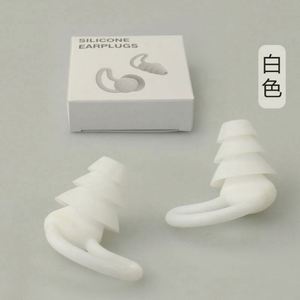 Tapones para los oídos Shark Fin, nuevos, de silicona suave, impermeables, para natación, reducción de ruido, aislamiento acústico, para dormir, modelo Usa Mairun - Product Image 3