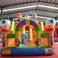 Grand château de saut gonflable en PVC pour toboggan pour enfants maison de château gonflable commerciale personnalisée
