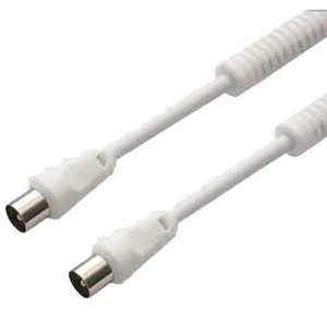 Câble coaxial mâle-femelle 9.5mm 3C2V Antenne <span class=keywords><strong>TV</strong></span> intérieure blindée à 4 couches avec matière plastique d'atténuation de criblage> 85dB - Product Image 1