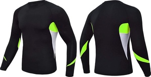 OEM Design Compression MMA Rash Guard Custom Made MMA Rash Guard Personnalisé Sublimé Imprimé Mens Rash Guard - Product Image 4