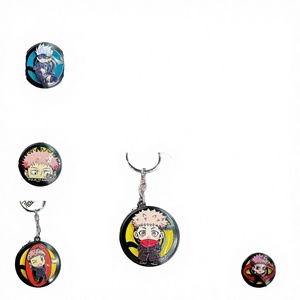 พวงกุญแจใส่เหรียญลายการ์ตูน ดีไซน์ใหม่ ทำจากโลหะผสมสังกะสี หมุนได้ น้ำหนักเบา พกพาสะดวก ลายคุโรมิ โจโจ้ - Product Image 4