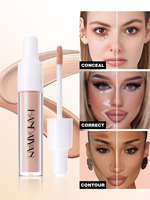 Fond de teint liquide pour le visage HANDAIYAN, 8 couleurs, hydratant, imperméable, longue tenue, cache les pores, les rides, les cernes, maquillage