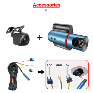 Camera Hành Trình Ô Tô Camera Kép Android 4K Android 4K Tầm Nhìn Ban Đêm 2160P HD Bảng Điều Khiển Máy Ghi Hình Giám Sát Đỗ Xe 24H - Product Image 6