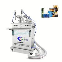 Machine de remplissage semi-automatique pour huiles, eaux, produits chimiques, cosmétiques, bières et jus