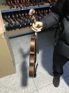 Flamed Violin <span class=keywords><strong>Fiddle</strong></span> With Case, Trang Phục Violin Nhạc Viện (VM145M) - Product Image 3