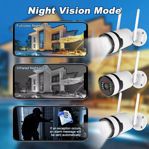 5MP & 3MP CMOS cảm biến an ninh Camera Kit với H.265 tầm nhìn ban đêm 10.1-inch không dây wifi âm thanh NVR màn hình ngoài trời hệ thống camera quan sát - Product Image 3