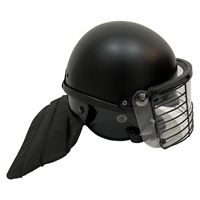 Casque de style américain le plus chaud avec maille en acier à visière pour la protection de la défense personnelle