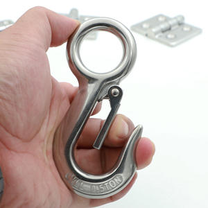 Heavy-Duty American-Style Cargo Hook with Large-Eye Stainless Steel 0.2T 0.3T 0.5T <b>Marine</b> <b>Hardware</b> Slings - Product Image 2