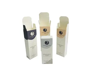 Custom printed matte beauty care essential oils folding cartons packaging box Art paper