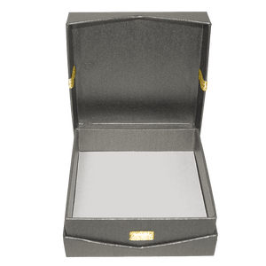 Custom Logo Recycled Paper Jewelry Gift Boxes Embossed Magnetic <b>Hinge</b> for Necklaces <b>Earrings</b> Bracelets Watches with Printing - Product Image 1