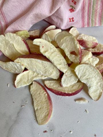 Tranches et dés de pomme lyophilisées FD 100% naturelles, en poudre, préservées à l'eau, emballage sous vide en vrac, OEM, vente en gros, pour céréales, boulangerie et snacks
