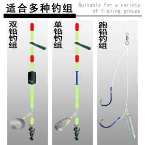 ตะกั่วตกปลาทรงกระบอก 10 กรัม แบบถอดได้ ป้องกันการไหล สำหรับตกปลาในแม่น้ำ - Product Image 4