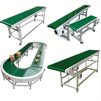 Convoyeur à bande personnalisable pour machine de moulage par injection, ligne de convoyage automatique à bande de logistique avec montée par pente