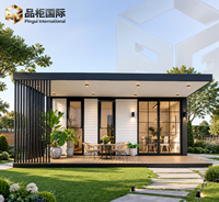 Casa Contenedor Personalizada, Villa Móvil de Lujo, Hotel Prefabricado Modular Expandible de 40 pies/20 pies, Diseño Moderno, 1 Año de Garantía