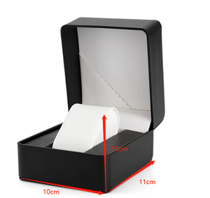 Custom Logo Luxury Oem Factory Watch Packaging Box Single Slot Small Gift Displaying Case Watches Boxes Storage Pu Leather