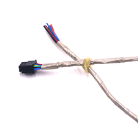 Harness Elektronik Terlindung UL3132 # 22 + MX3.0(43025)-2*4P Kabel Harness Mesin Elektronik 32AWG Berinsulasi PTFE