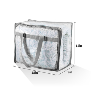 Sacs de rangement transparents pour linge, housses de couette en PVC, pour gagner de l'espace - Product Image 1