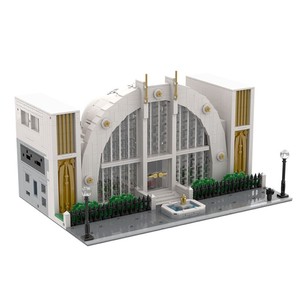 Funbuild อิฐ MOC-223163ห้องโถงแห่งความยุติธรรมชุดตัวต่อเพื่อการศึกษาแบบโมดูลาร์ - Product Image 1