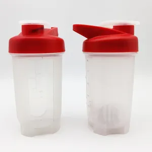 BPA FREI Sport Individuelles Logo Design Protein Flasche Protein Trinkwasser Shaker Flasche