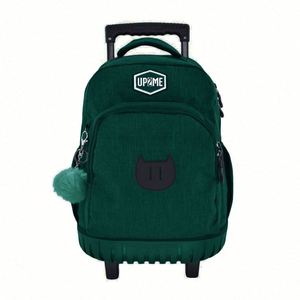 Heavy Duty Rolling <b>Backpack</b> Trolley School Bag Bookbag With <b>Wheels</b> Deluxe Wheeled Daypack - Product Image 4