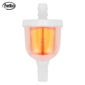 Filtre à huile compact Fvrls 6 mm, noyau rouge et jaune en plastique, pour réparation de moto tout-terrain, pièce du système de carburant - Product Image 2