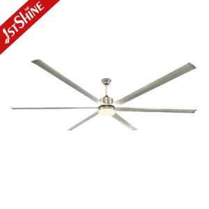 1stshine Industrial Ceiling Fan High Air Volume Powerful Dc Motor Large Ceiling Fan With Light
