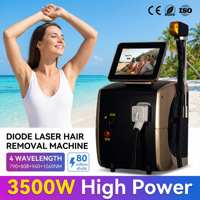 Machine d'épilation professionnelle 4000W 755nm 808nm 1064nm