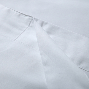 Juego de Ropa de Cama de Hotel de 3 Estrellas, 135*200cm, Venta al por Mayor, Color Blanco, Juego de Funda Nórdica y Sábanas, Rayas, 100% Algodón - Product Image 5