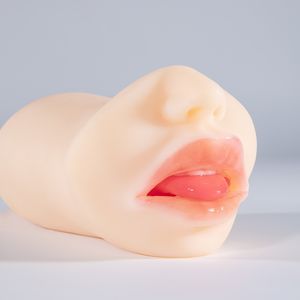 Groothandel Hoge Kwaliteit Zachte Tpe Mannelijke Volwassen Mond En Tong Mannelijke Masturbatie Cup Stimulator Tools Seksspeeltjes Voor Mannen - Product Image 5
