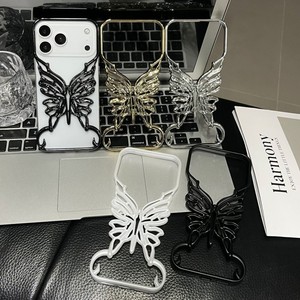 Coques de Téléphone Papillon 3D pour iPhone 17 Pro Max 16 15 14, Bordures Fines, Galvanoplastie, Antichoc, Dissipation de Chaleur - Product Image 1