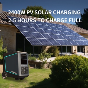Station d'alimentation portable, capacité 1 kW, 2 kW, 3 kW, 5 kW, 5,5 kW, batterie au lithium LiFeP04, 110 V, 220 V, générateur solaire pour la maison - Product Image 2
