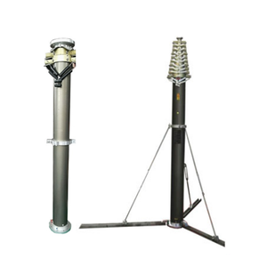9m 10m 11m 12m grande serratura pneumatica albero telescopico torre di telecomunicazione per Antenna CB e Antenna parabolica - Product Image 2