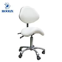 MOOLIN Chaise de Salon Dentaire Portable à Prix de Gros, Fauteuil Dentaire Médical Pivotant, Tabouret Selle Mobile à Roulettes