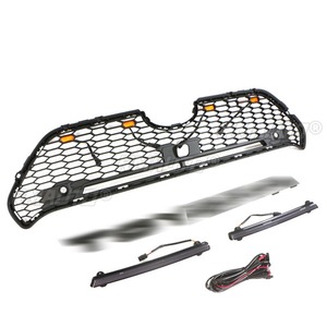 Grille de pare-chocs avant de voiture, grilles de course, calandre pour Toyota RAV4 2019-2022, kit carrosserie, accessoires automobiles - Product Image 5