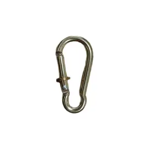 Camping Hiking Hook Safety Buckle Keychain Climbing Button Carabiner Aluminum Carabiner
