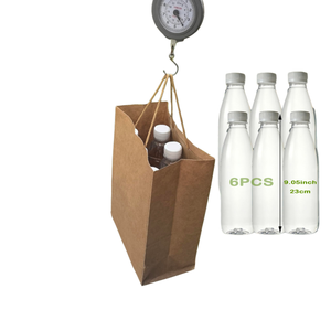 Bolsa de Papel Kraft Ecológica Personalizada para Comida Rápida para Llevar, Bolsa de Papel para Restaurante con Asa - Product Image 1
