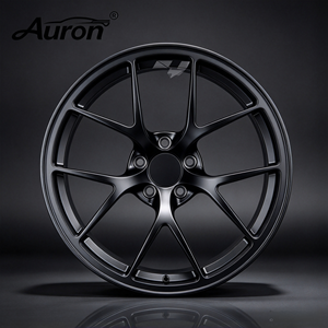 Jante en alliage d'aluminium Auron 5.5x17 17 pouces polie multi-rayons monobloc moulée pour la personnalisation et la mise à niveau des voitures particulières - Product Image 3