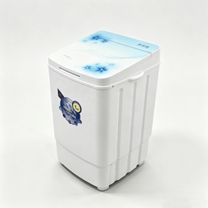 Lavadora semiautomática mini de 7 kg con secadora, de un solo tambor, nueva, para el hogar, de fábrica OEM, ideal para lavar zapatos. - Product Image 3