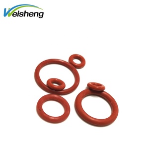 Ws-con dấu RoHS đạt UL94-VO tuân thủ Màu Đỏ Silicone Nhẫn mềm O-ring ORING silicon - Product Image 2