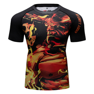 T-Shirt da uomo con stampa a sublimazione per tutto il corpo T-Shirt con motivo personalizzato - Product Image 6