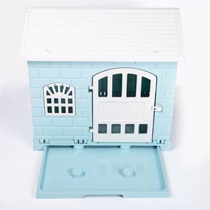 Perrera para perros de interior Plástico Sólido Ecológico Todas las estaciones Casa para perros pequeña y mediana Suministros para mascotas - Product Image 6