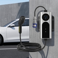 Chargeur EV fiable 7kW 32A 230V, chargeur de voiture électrique Type 2 EVSE, chargeur domestique portable de niveau 2, Wifi/application mobile en option