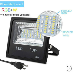 Projecteur LED en aluminium moulé sous pression, étanche IP66, lumière blanche mixte RGB pour scènes extérieures - Product Image 2